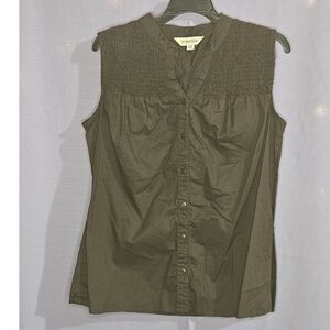 St. John's Bay, Brown, Top, Size: L